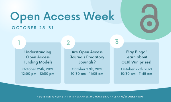 Open Access Week 2021 Schedule