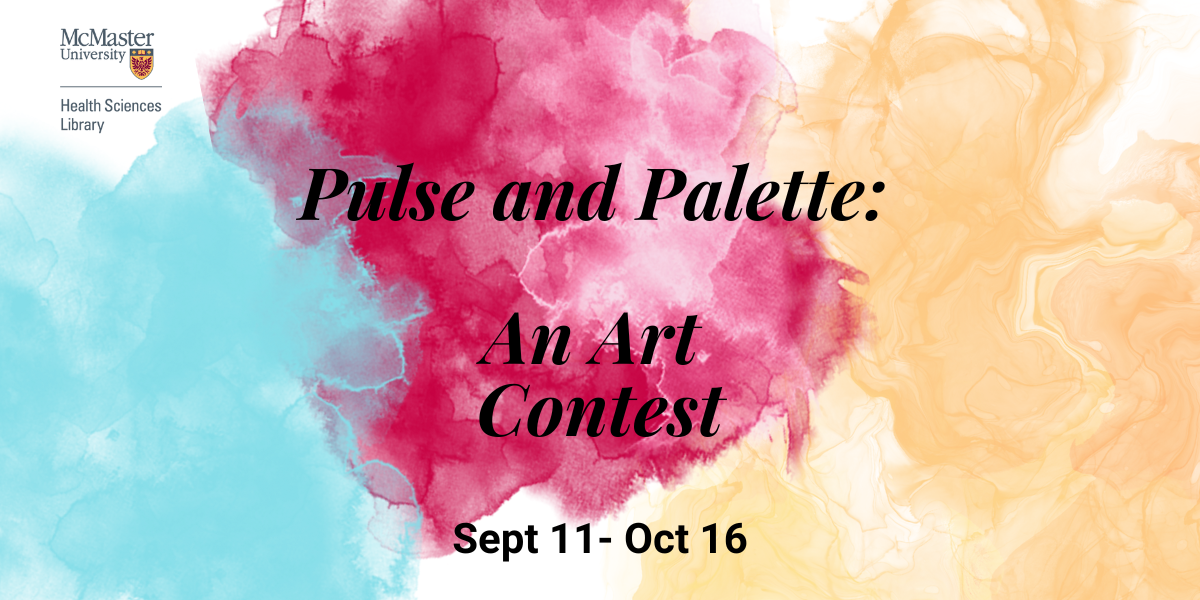 Watercolor image with Pulse and Palette: An Art Contest text